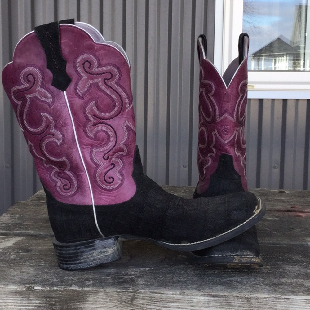 Ariat Square Toe Cowboy Boots